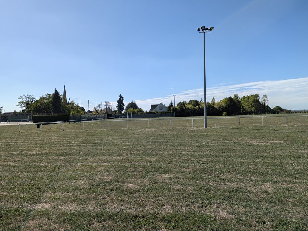 une partie du terrain d'observation